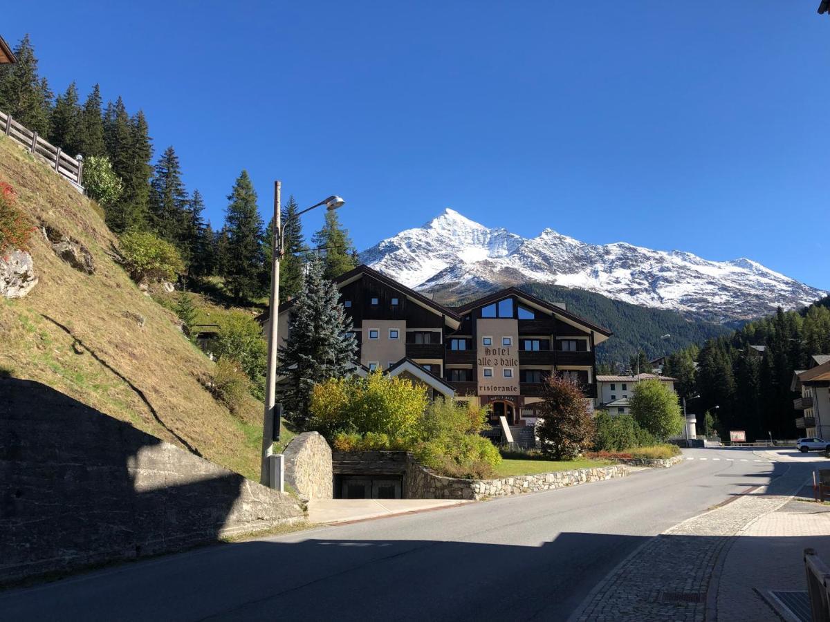 Hotel Alle Tre Baite Santa Caterina Valfurva Eksteriør billede